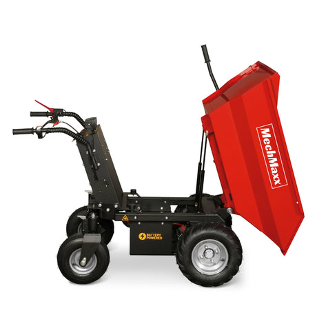 MechMaxx 1100lb Electric Mini Dumper, 1000W 48V Brushless DC Motor, E50