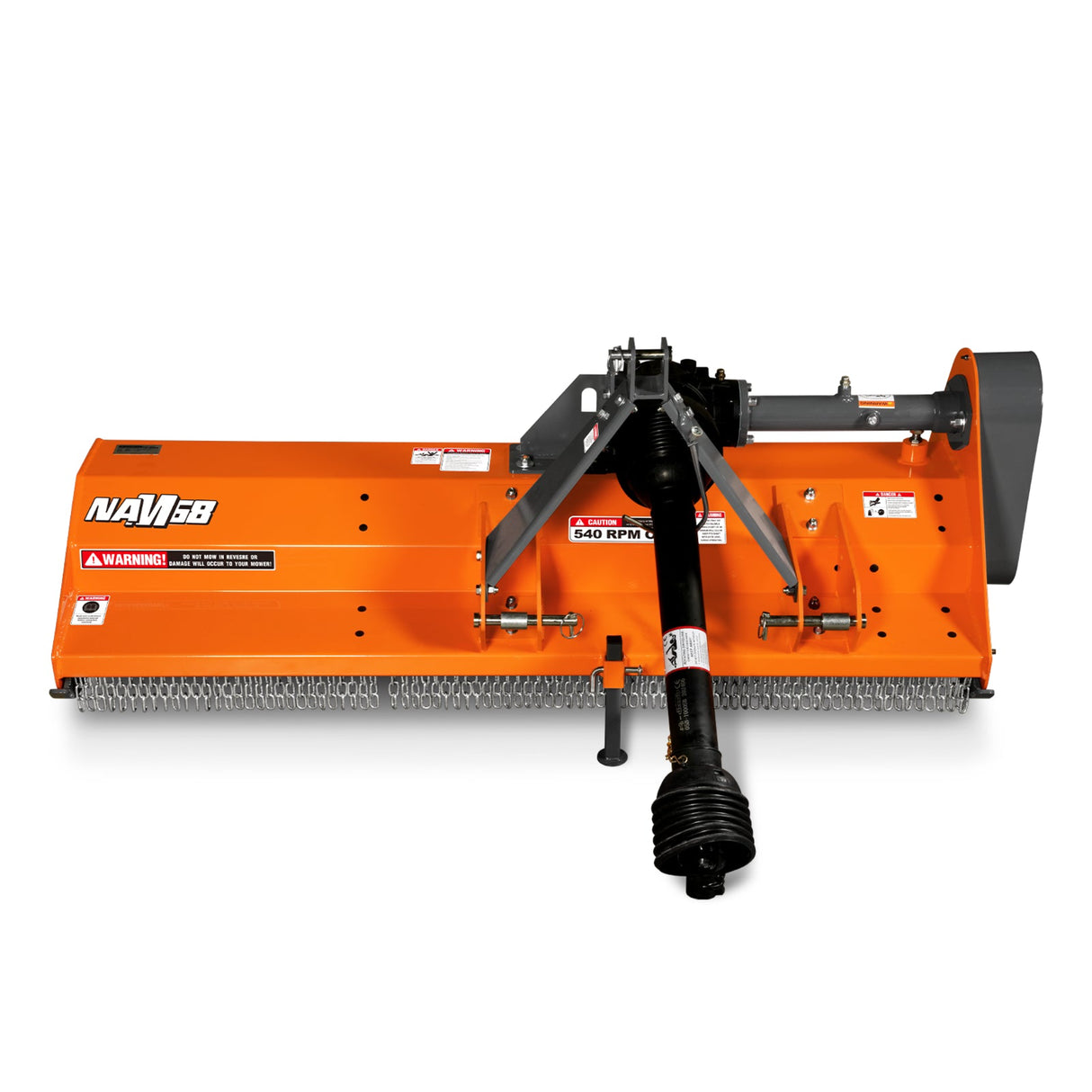 MechMaxx 68" PTO Driven Flail Mower, 3-Point, 30-60HP, NAM68