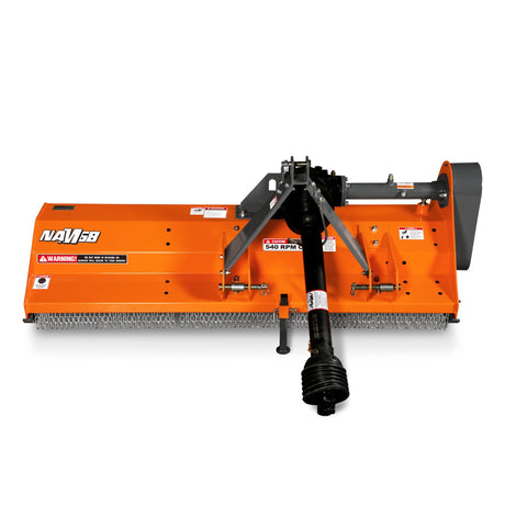 MechMaxx 68" PTO Driven Flail Mower, 3-Point, 30-60HP, NAM68