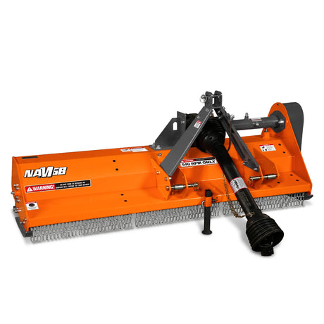 MechMaxx 68" PTO Driven Flail Mower, 3-Point, 30-60HP, NAM68
