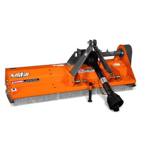 MechMaxx 68" PTO Driven Flail Mower, 3-Point, 30-60HP, NAM68