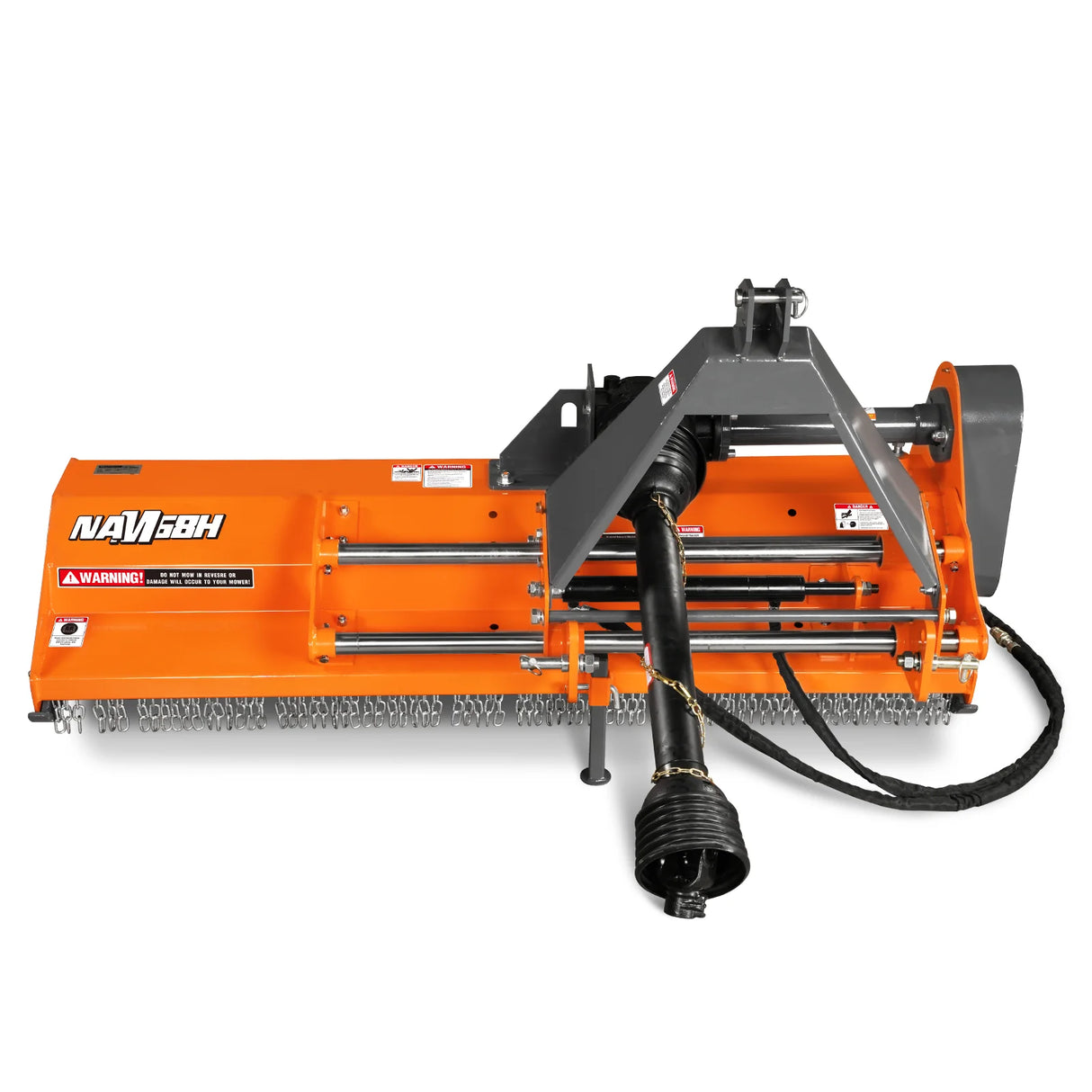 MechMaxx 68" PTO Flail Mower, Hydraulic Side Shift, 3-Point, 30-60HP, NAM68H