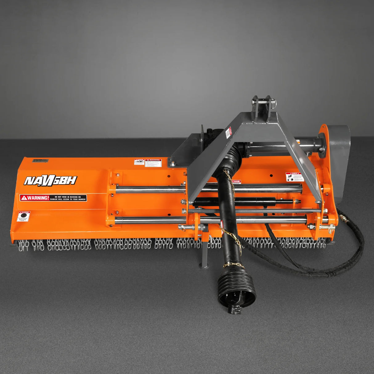 MechMaxx 68" PTO Flail Mower, Hydraulic Side Shift, 3-Point, 30-60HP, NAM68H