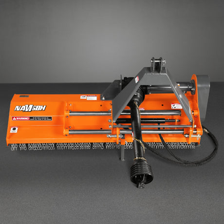 MechMaxx 68" PTO Flail Mower, Hydraulic Side Shift, 3-Point, 30-60HP, NAM68H