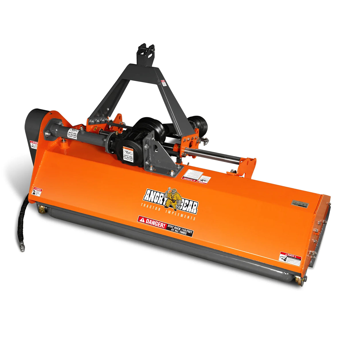 MechMaxx 68" PTO Flail Mower, Hydraulic Side Shift, 3-Point, 30-60HP, NAM68H