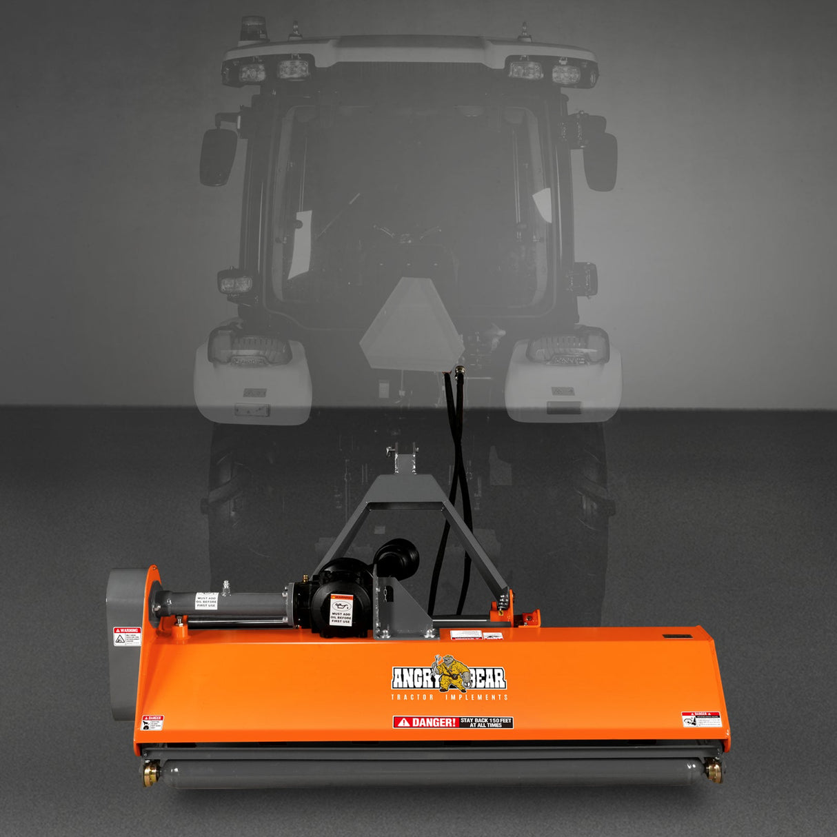 MechMaxx 68" PTO Flail Mower, Hydraulic Side Shift, 3-Point, 30-60HP, NAM68H