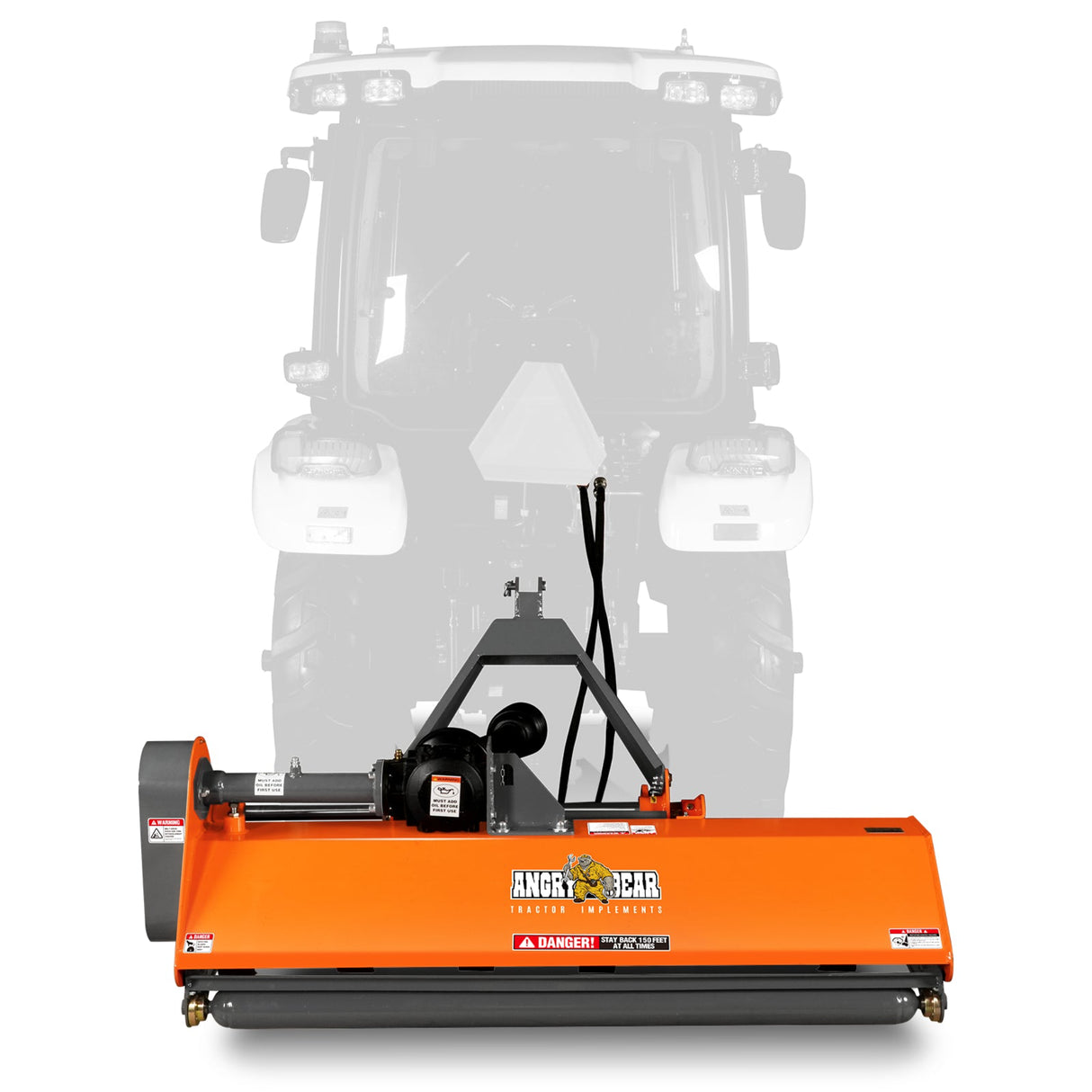MechMaxx 68" PTO Flail Mower, Hydraulic Side Shift, 3-Point, 30-60HP, NAM68H