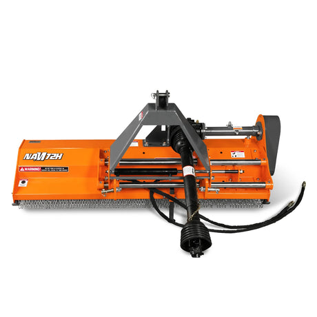 MechMaxx 72" PTO Flail Mower, Hydraulic Side Shift, 3-Point, 45-85HP, NAM72H