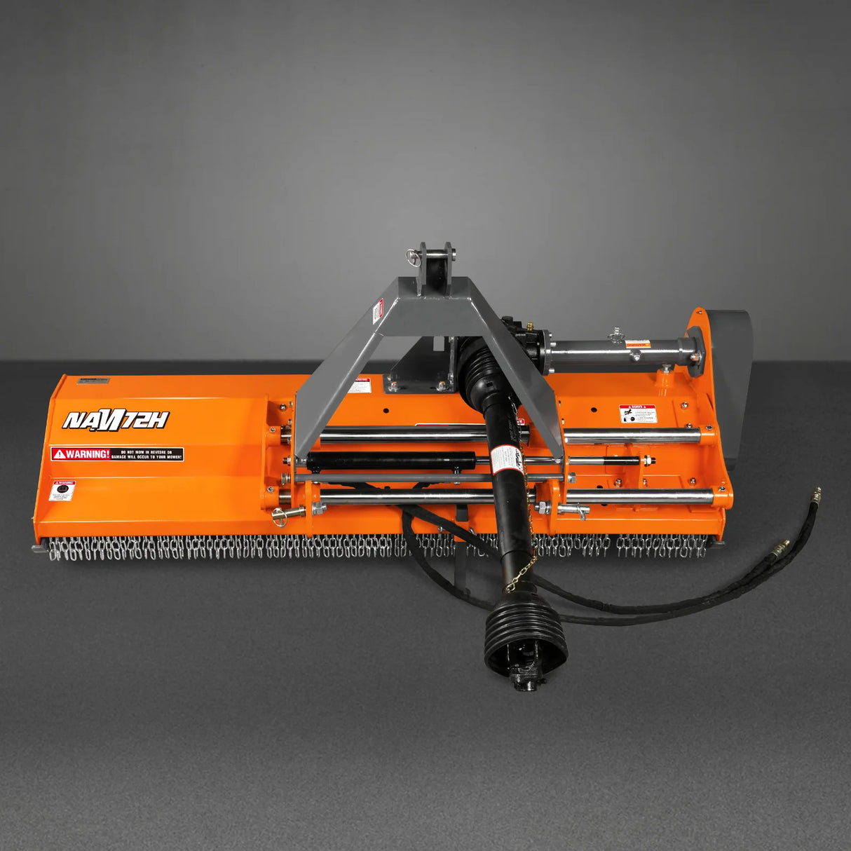 MechMaxx 72" PTO Flail Mower, Hydraulic Side Shift, 3-Point, 45-85HP, NAM72H