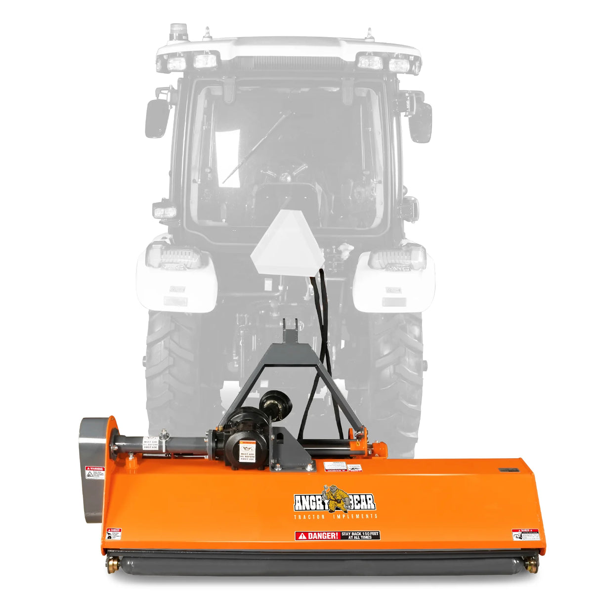 MechMaxx 72" PTO Flail Mower, Hydraulic Side Shift, 3-Point, 45-85HP, NAM72H