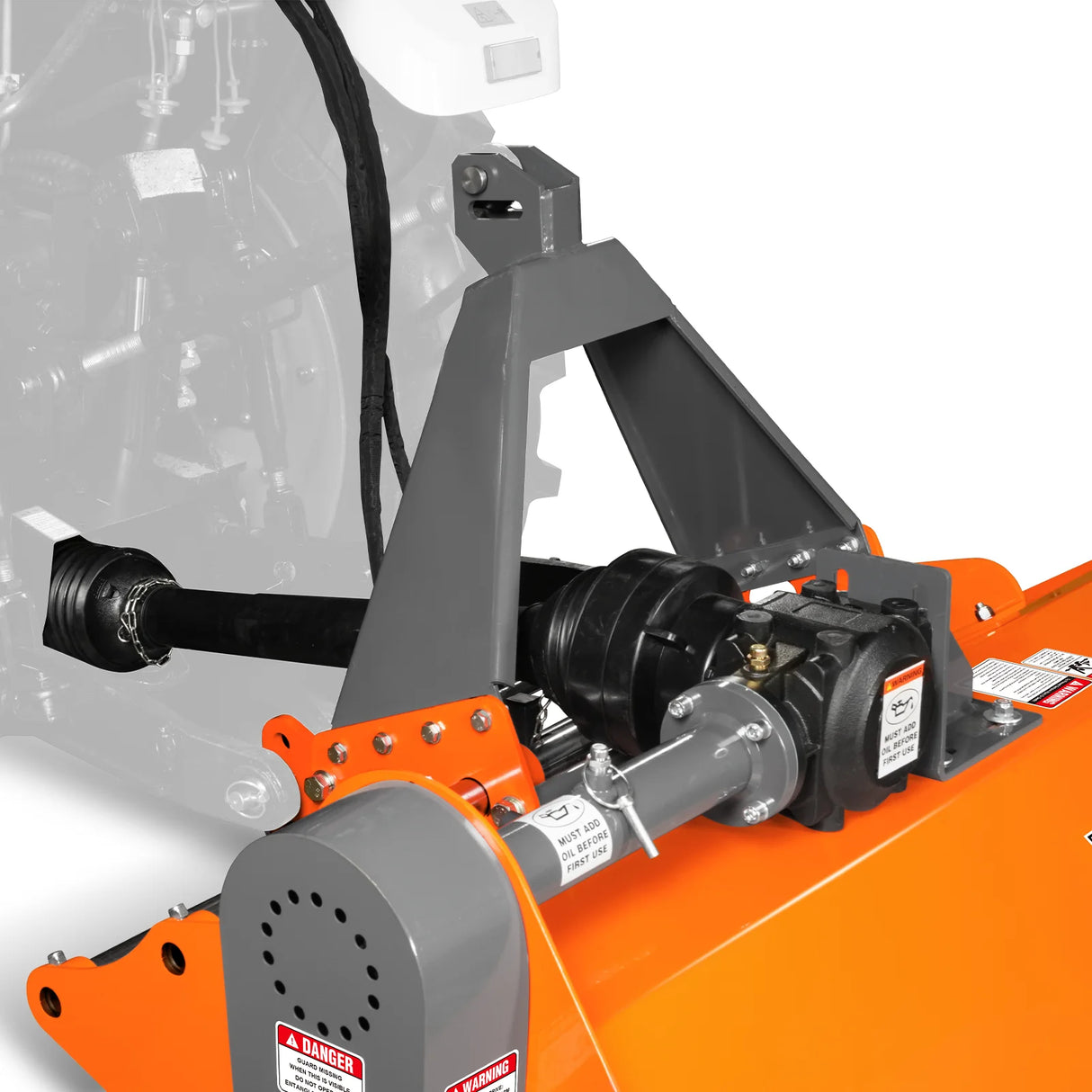 MechMaxx 72" PTO Flail Mower, Hydraulic Side Shift, 3-Point, 45-85HP, NAM72H