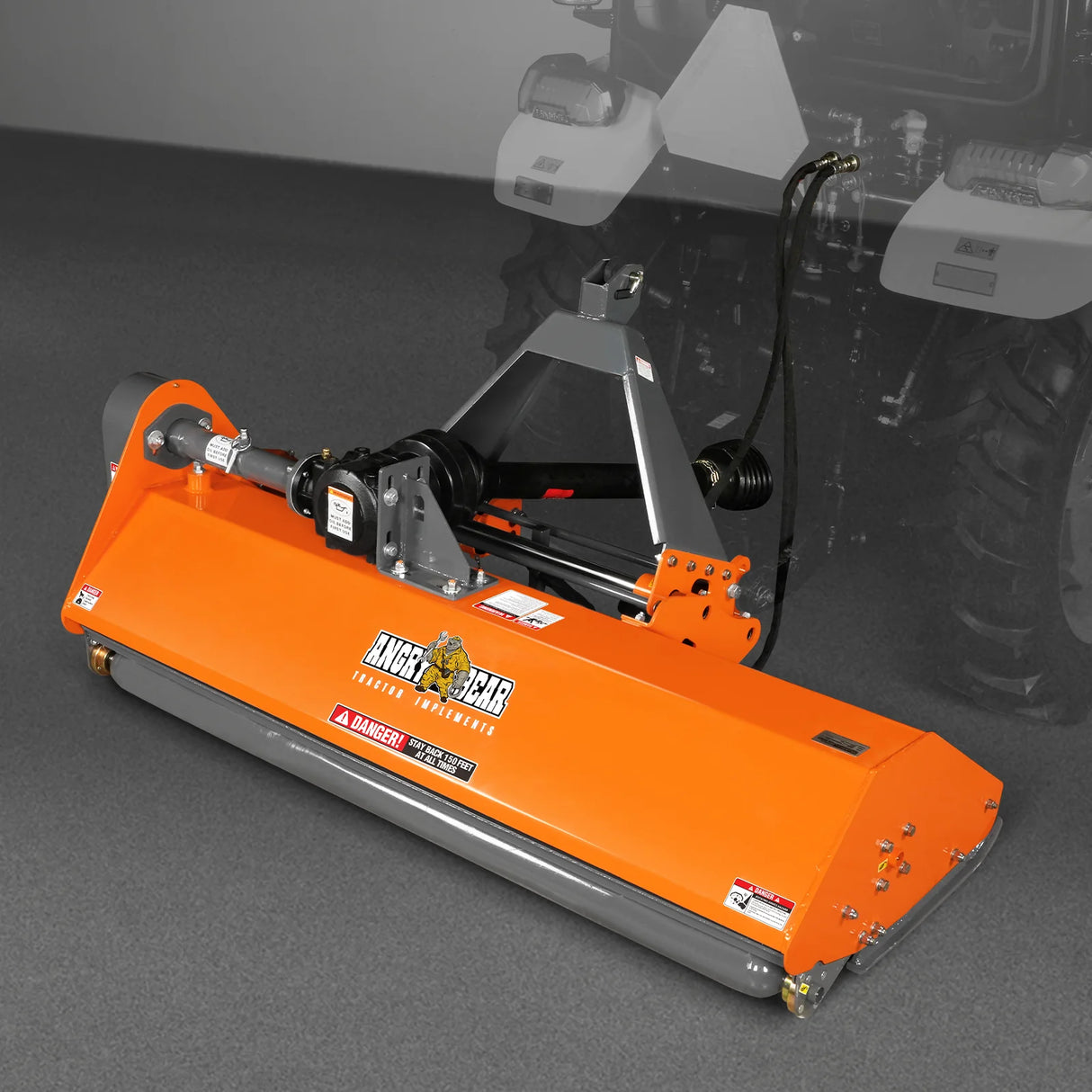 MechMaxx 72" PTO Flail Mower, Hydraulic Side Shift, 3-Point, 45-85HP, NAM72H
