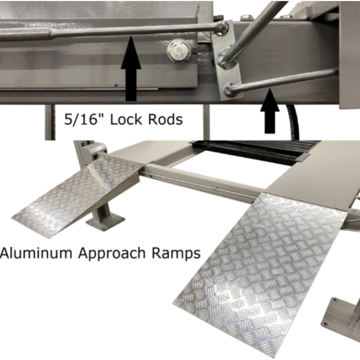 Triumph's Classic 8,000 lb Four Post Vehicle Lift - Shorter Length | NSS-8SQ Classic