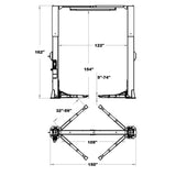 Triumph NTO-13A 13,000 lb 2 Post Auto Lift