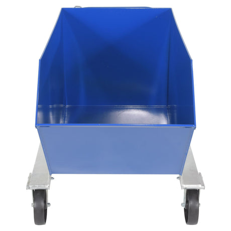 Vestil P-HOP Portable Steel Hoppers | Mobile Self-Dumping Hopper with Foot-Locking Casters, 2,000 lb, 0.5–1.5 Cubic Yard, 8 Colors