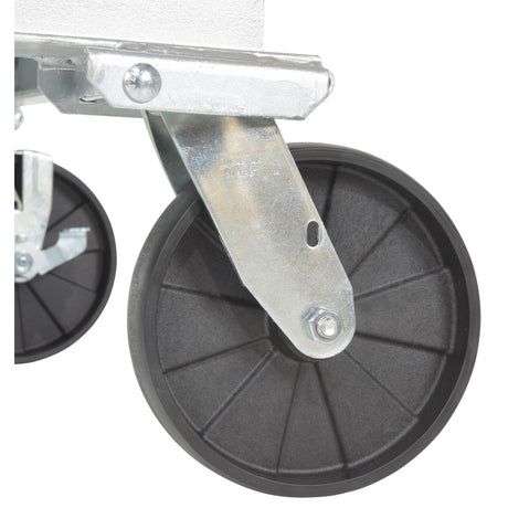 Vestil P-HOP Portable Steel Hoppers | Mobile Self-Dumping Hopper with Foot-Locking Casters, 2,000 lb, 0.5–1.5 Cubic Yard, 8 Colors