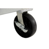 Vestil P-HOP Portable Steel Hoppers | Mobile Self-Dumping Hopper with Foot-Locking Casters, 2,000 lb, 0.5–1.5 Cubic Yard, 8 Colors