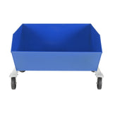Vestil P-HOP Portable Steel Hoppers | Mobile Self-Dumping Hopper with Foot-Locking Casters, 2,000 lb, 0.5–1.5 Cubic Yard, 8 Colors