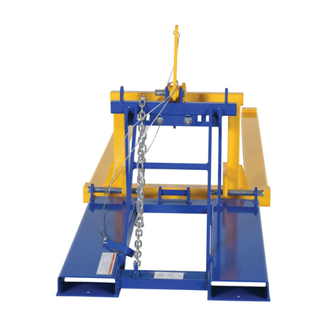 Vestil PAL-D-R Pallet Dumper/Retainer — Forklift Attachment for Dumping Loaded Pallets