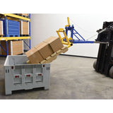 Vestil PAL-D-R Pallet Dumper/Retainer — Forklift Attachment for Dumping Loaded Pallets
