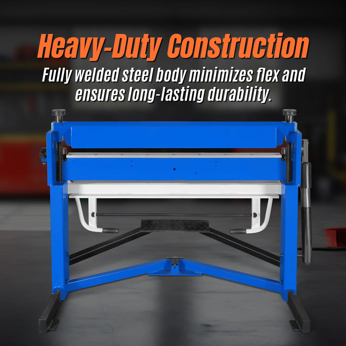 MechMaxx 50" Industrial Foot Clamp Pan & Box Brake, 14 Ga Mild Steel