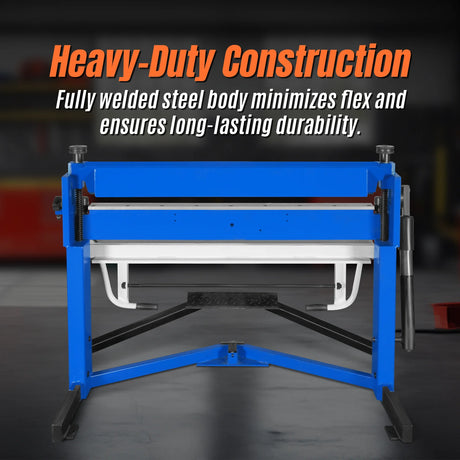 MechMaxx 50" Industrial Foot Clamp Pan & Box Brake, 14 Ga Mild Steel