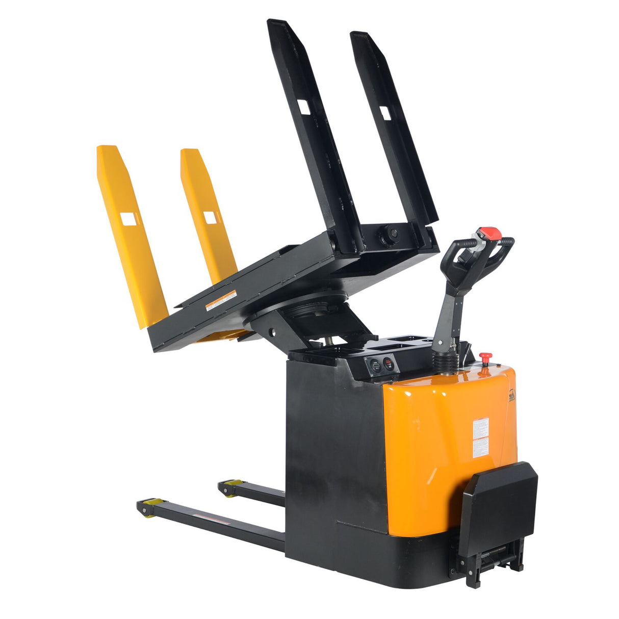 Vestil PI-P Portable Pallet Inverter | 3,000 lb Capacity, Powered Tilt & Drive, Rider Platform, Multiple Fork Openings