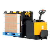 Vestil PI-P Portable Pallet Inverter | 3,000 lb Capacity, Powered Tilt & Drive, Rider Platform, Multiple Fork Openings