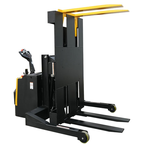 Vestil PI-P Portable Pallet Inverter | 3,000 lb Capacity, Powered Tilt & Drive, Rider Platform, Multiple Fork Openings