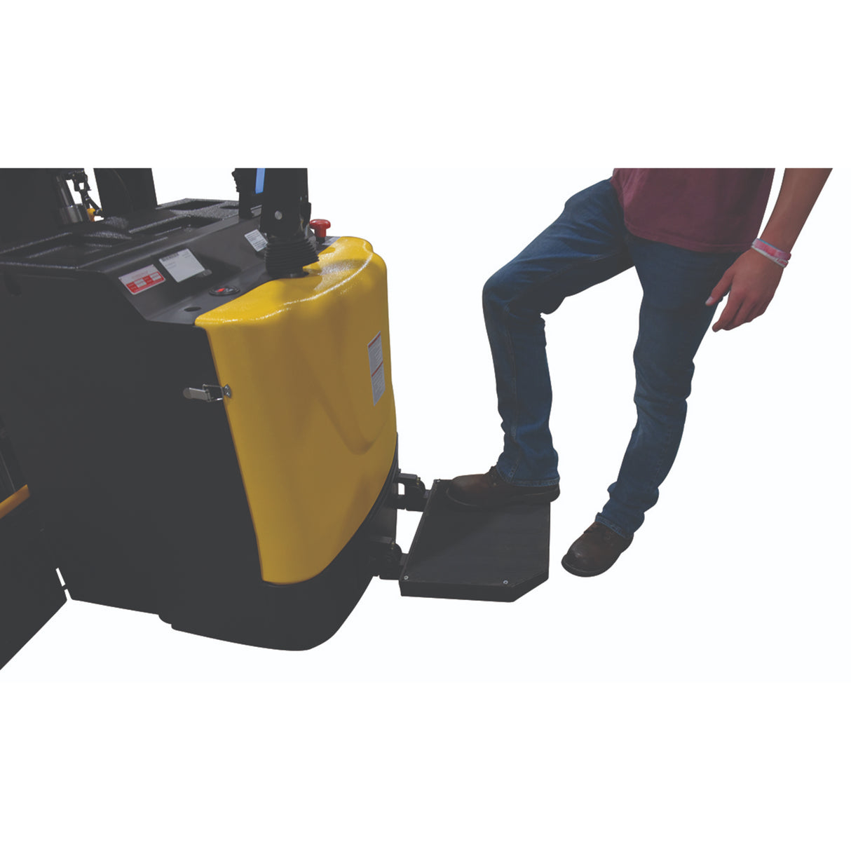 Vestil PI-P Portable Pallet Inverter | 3,000 lb Capacity, Powered Tilt & Drive, Rider Platform, Multiple Fork Openings
