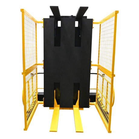 Vestil PI-P Portable Pallet Inverter | 3,000 lb Capacity, Powered Tilt & Drive, Rider Platform, Multiple Fork Openings