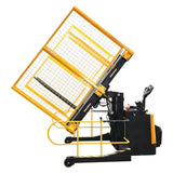 Vestil PI-P Portable Pallet Inverter | 3,000 lb Capacity, Powered Tilt & Drive, Rider Platform, Multiple Fork Openings
