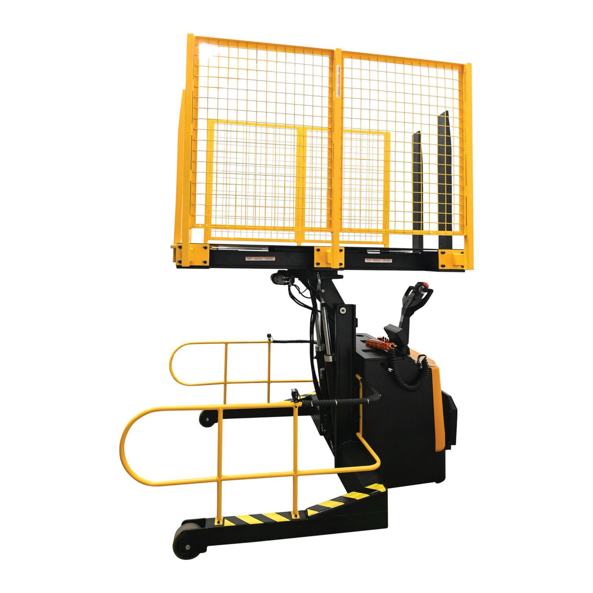 Vestil PI-P Portable Pallet Inverter | 3,000 lb Capacity, Powered Tilt & Drive, Rider Platform, Multiple Fork Openings