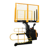 Vestil PI-P Portable Pallet Inverter | 3,000 lb Capacity, Powered Tilt & Drive, Rider Platform, Multiple Fork Openings
