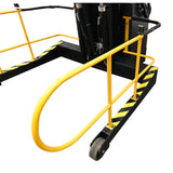 Vestil PI-P Portable Pallet Inverter | 3,000 lb Capacity, Powered Tilt & Drive, Rider Platform, Multiple Fork Openings