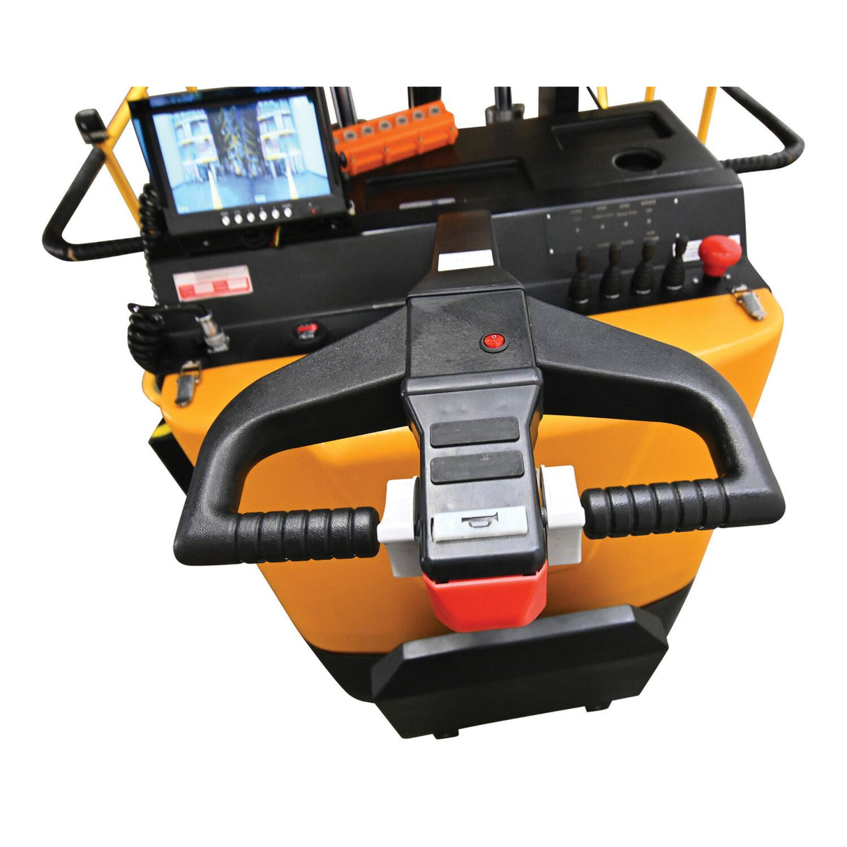 Vestil PI-P Portable Pallet Inverter | 3,000 lb Capacity, Powered Tilt & Drive, Rider Platform, Multiple Fork Openings