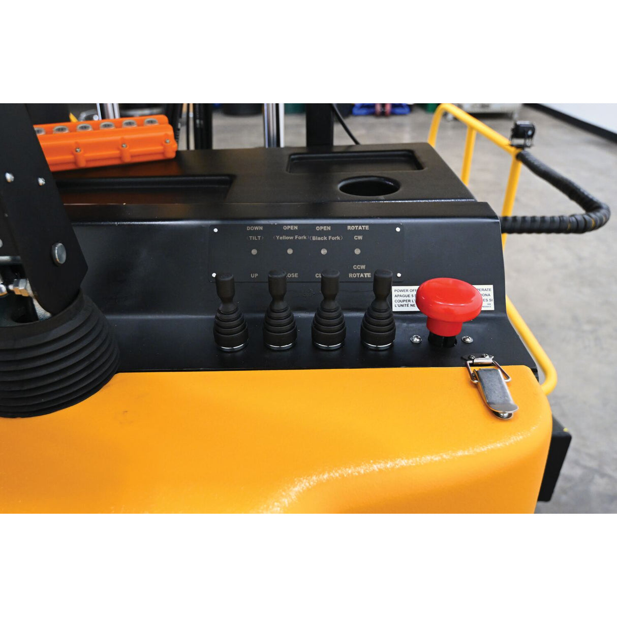 Vestil PI-P Portable Pallet Inverter | 3,000 lb Capacity, Powered Tilt & Drive, Rider Platform, Multiple Fork Openings