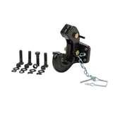 Vestil HOOK-BASE Fork Truck Tow Base — Forklift Tow Hitch Attachment for Trailers & Equipment, 4,000 lb