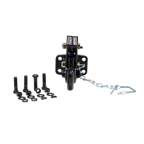 Vestil HOOK-BASE Fork Truck Tow Base — Forklift Tow Hitch Attachment for Trailers & Equipment, 4,000 lb