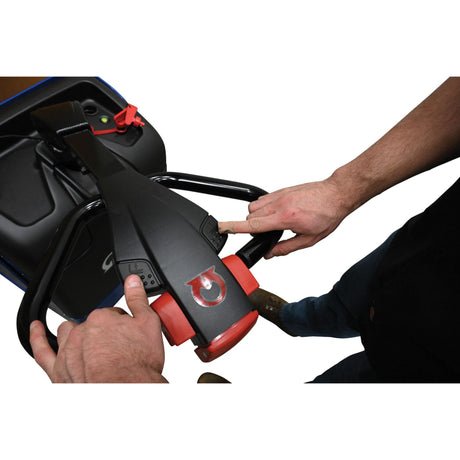Vestil PMC-EPT Pramac Electric Pallet Truck — Italian-Brand Compact Walkie for Tight Spaces with Lateral Stabilizers and Battery LED
