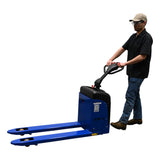 Vestil PMC-EPT Pramac Electric Pallet Truck — Italian-Brand Compact Walkie for Tight Spaces with Lateral Stabilizers and Battery LED