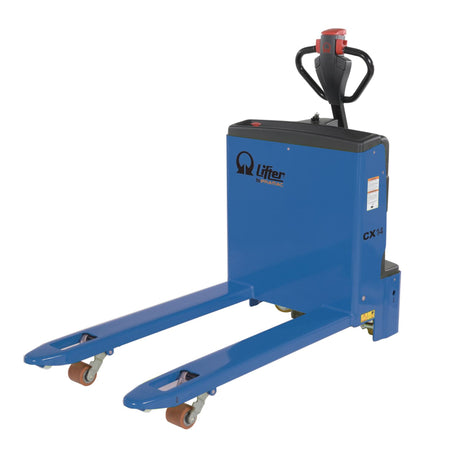 Vestil PMC-EPT Pramac Electric Pallet Truck — Italian-Brand Compact Walkie for Tight Spaces with Lateral Stabilizers and Battery LED
