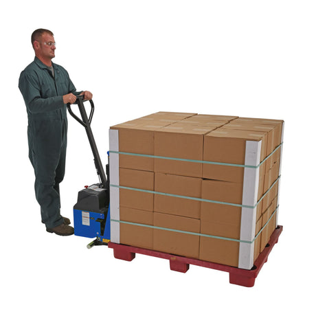 Vestil PMC-HIPM Pramac High Lift Truck — Premium European DC Powered Tote Lifter with Chrome Hydraulic Piston