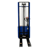 Vestil PMC-S Pramac Self-Propelled Electric Stacker | 2,500 lb Capacity, 137" Lift, Fixed Forks, 12V Powered Drive & Lift