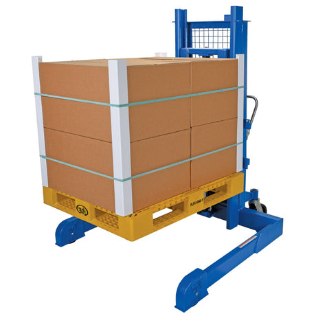 Vestil PMPS Pallet Master/Server Stacker | 4,000 lb Capacity, Pallet & Skid Compatible, 50" or 60" Lift, AC/DC/Air Power Options