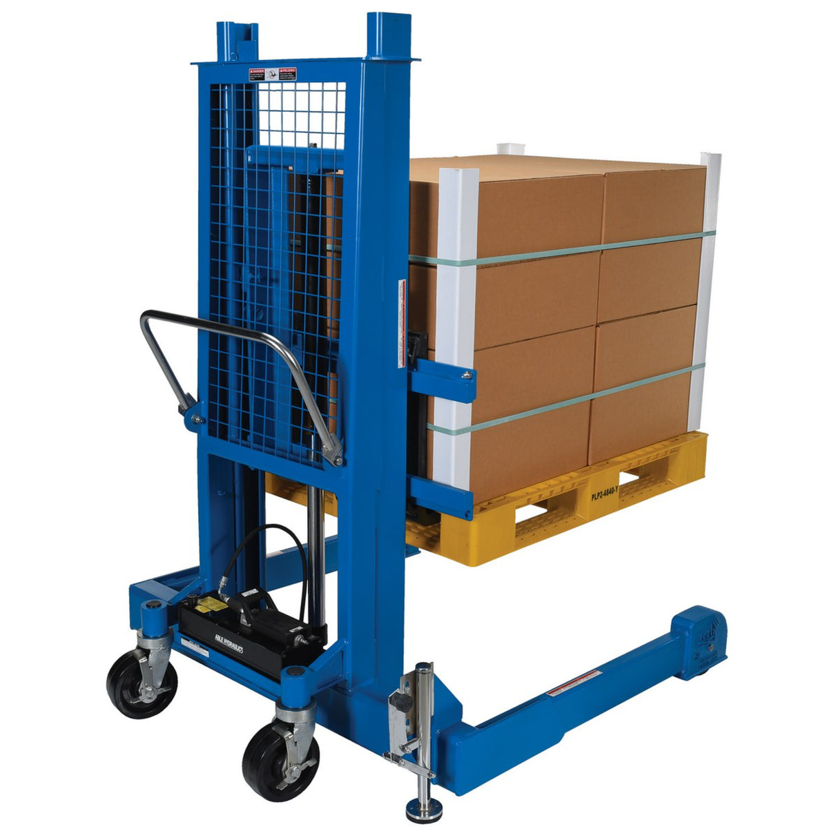 Vestil PMPS Pallet Master/Server Stacker | 4,000 lb Capacity, Pallet & Skid Compatible, 50" or 60" Lift, AC/DC/Air Power Options