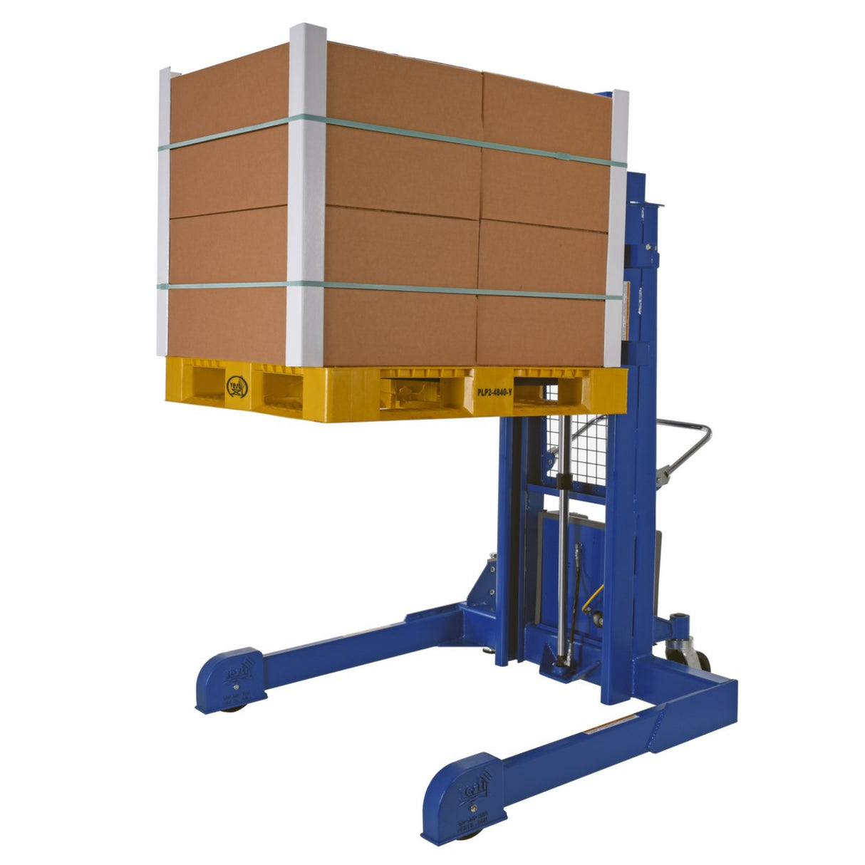 Vestil PMPS Pallet Master/Server Stacker | 4,000 lb Capacity, Pallet & Skid Compatible, 50" or 60" Lift, AC/DC/Air Power Options