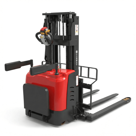 Sunmax - Electric Pallet Stacker - 3,300 lb, 78″ Lift, Fixed Legs