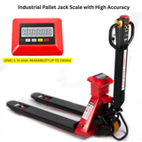 Sunmax - Electric Pallet Jack with Scale - 4,400 lb Walkie Truck