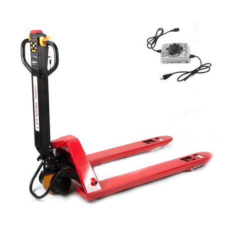 Sunmax - Electric Pallet Jack - 4,400 lb, Lithium, Walk-Behind